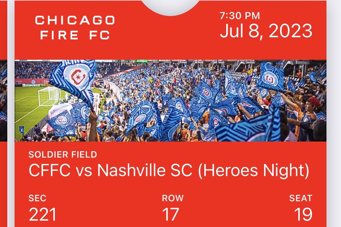 Chicago fire Vs Nashville SC
