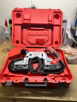 Milwaukee Corded Portable Bandsaw with extras