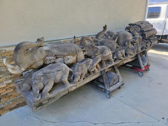 Large Tree Trunk Handcrafted Import From Thailand