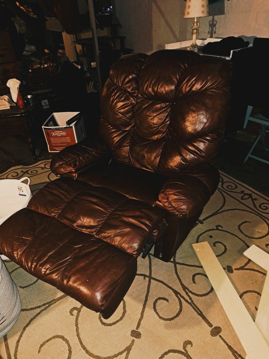 Brown Recliner 