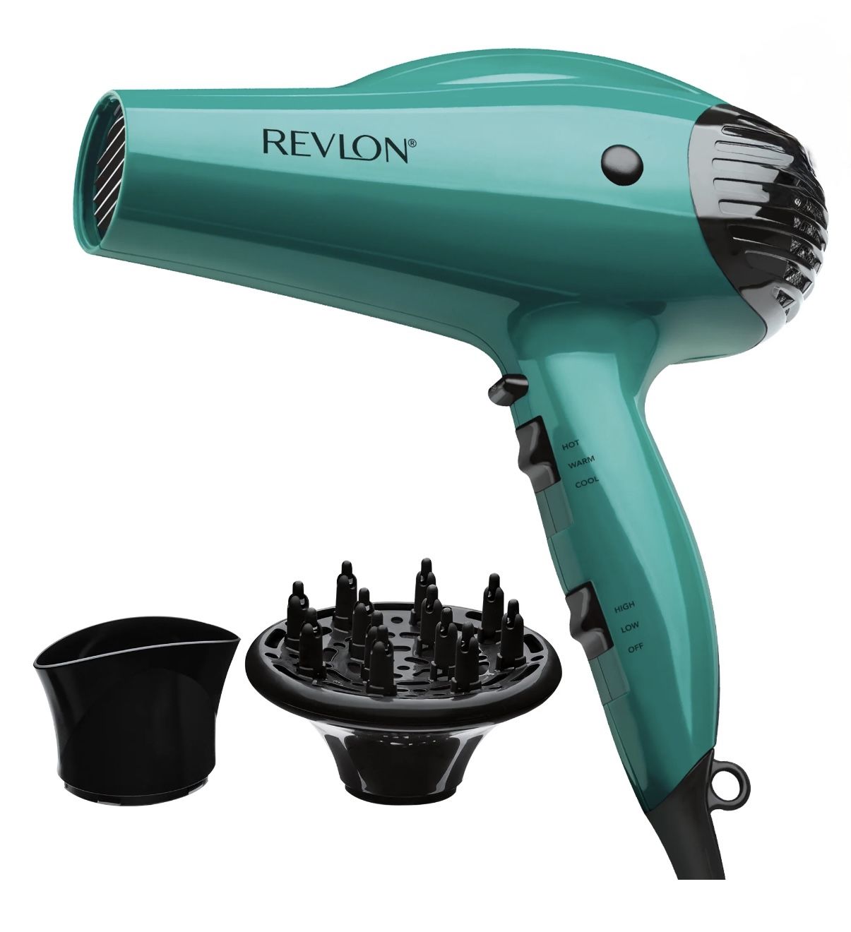 Revlon 1875W IONIC Volume Booster Hair Dryer, Green