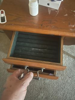 Old Vanity Jewelry Dresser 