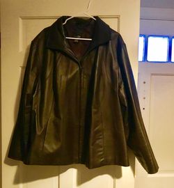 Women 3X leather jacket