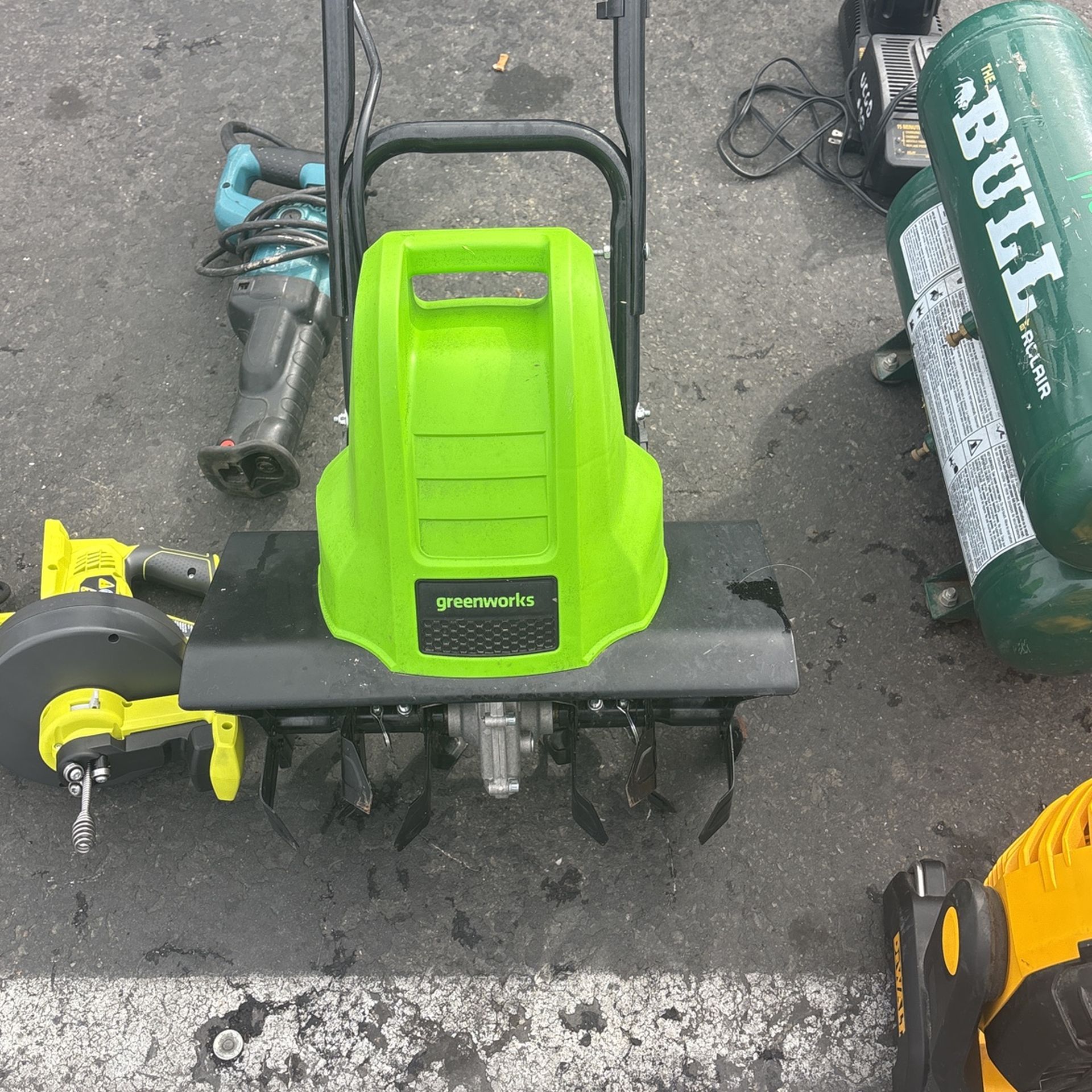 Bestseller Greenworks 13.5 16-Inches Forward-rotating Corded Electric Cultivator Item #(contact info removed) | Model