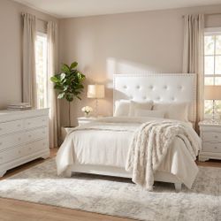 Bedroom set , headboard and dresser