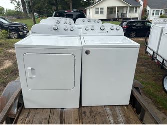 Washer and dryer with warranty
