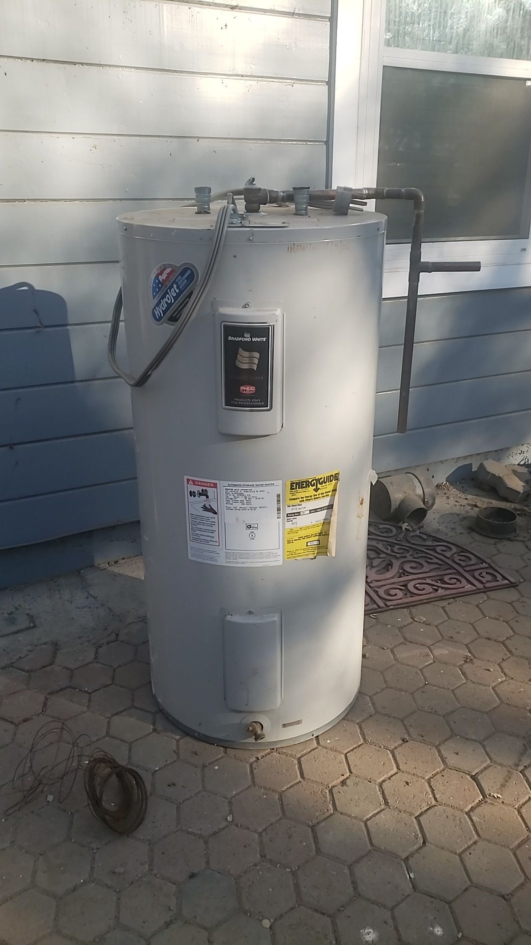 Bradford white electric water heater