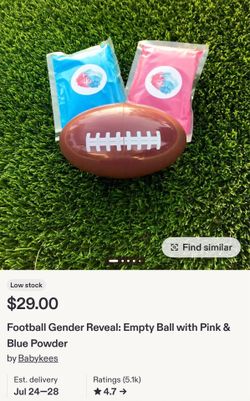 Gender Reveal Footballs