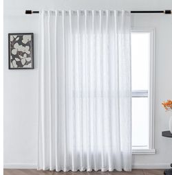 Sliding door curtain