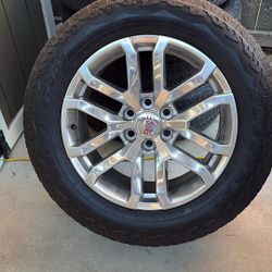 GMC Stock Aluminum Wheels And Tires