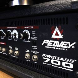 Peavey Firebass 700 Watt Bass Head Amplification AMP Amplifier Made in USA black Music DJ