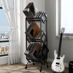 3 Tier Record Storage Rack