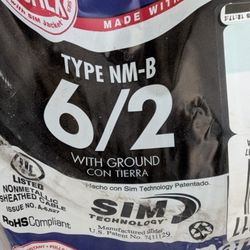 55 ft. 6/2 Stranded Romex SIMpull CU NM-B W/G Wire