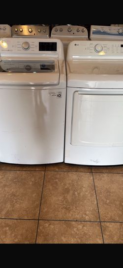LG Top Load Washer and Dryer Set