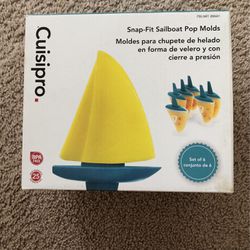 Snap Fit Sailboat Pop molds And Snap Fit Rocket Pop Molds