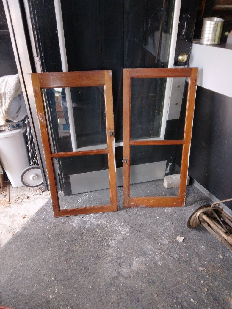 1920s Kitchen Cabinet Doors 2 $50