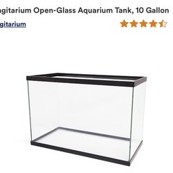 10 GAL ULTRA LOW IRON CRYSTAL AQUARIUM