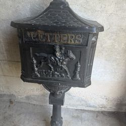 Vintage Freestanding Mailbox — Grand Curbside Statement Piece with Timeless Charm”