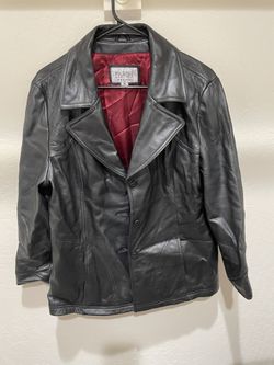 Ladies - Wilson Leather Coat - XL