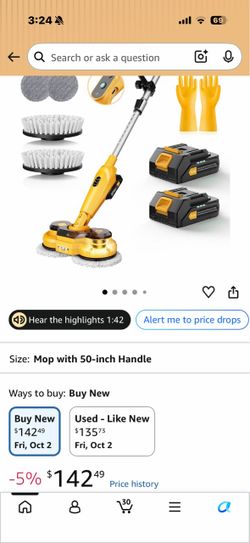 Cordless Electric Mop