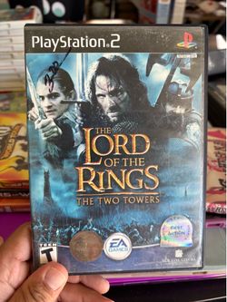 The lord of the rings . The two towers. PlayStation 2 . $10