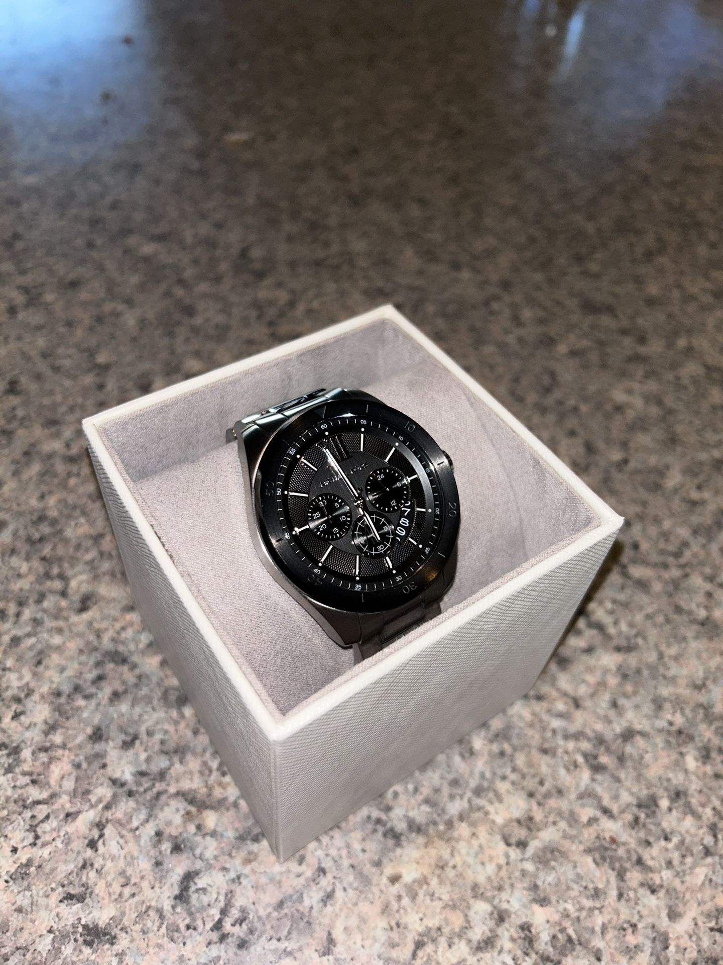 Oversized Lennox Silver-Tone Watch