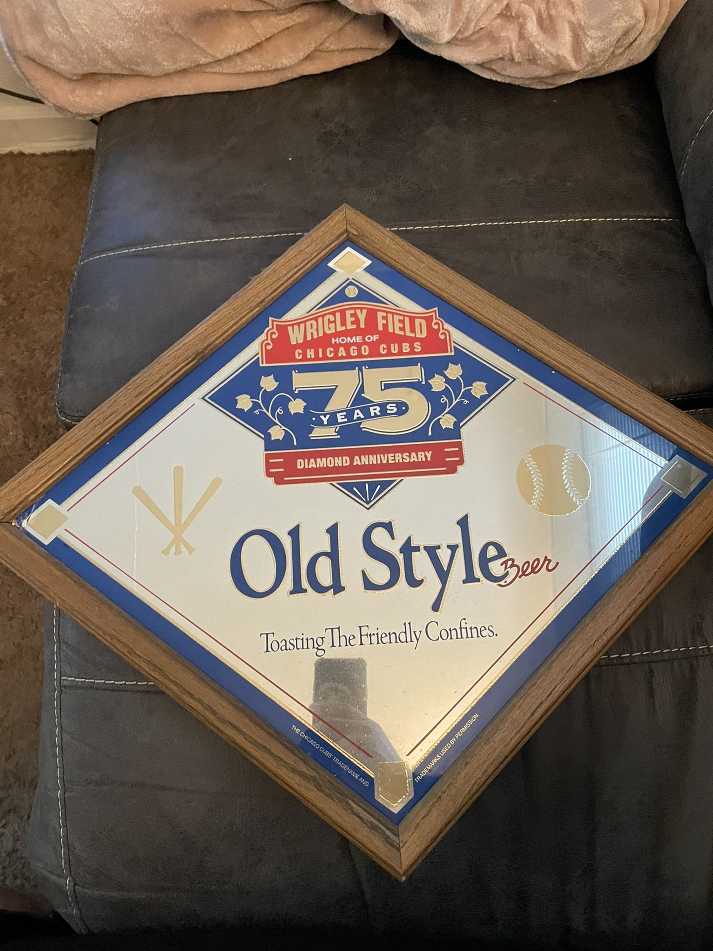 Chicago Cubs Old Style Diamond 75th Anniversary Mirror for Sale in Hammond,  IN - OfferUp
