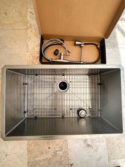 Kraus sink & faucet ready to install !