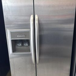 Stainless Side By Side Fridge 