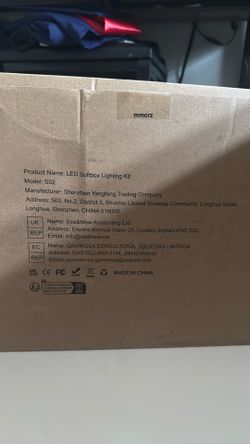 2 Packs Softbox Lightning Kit