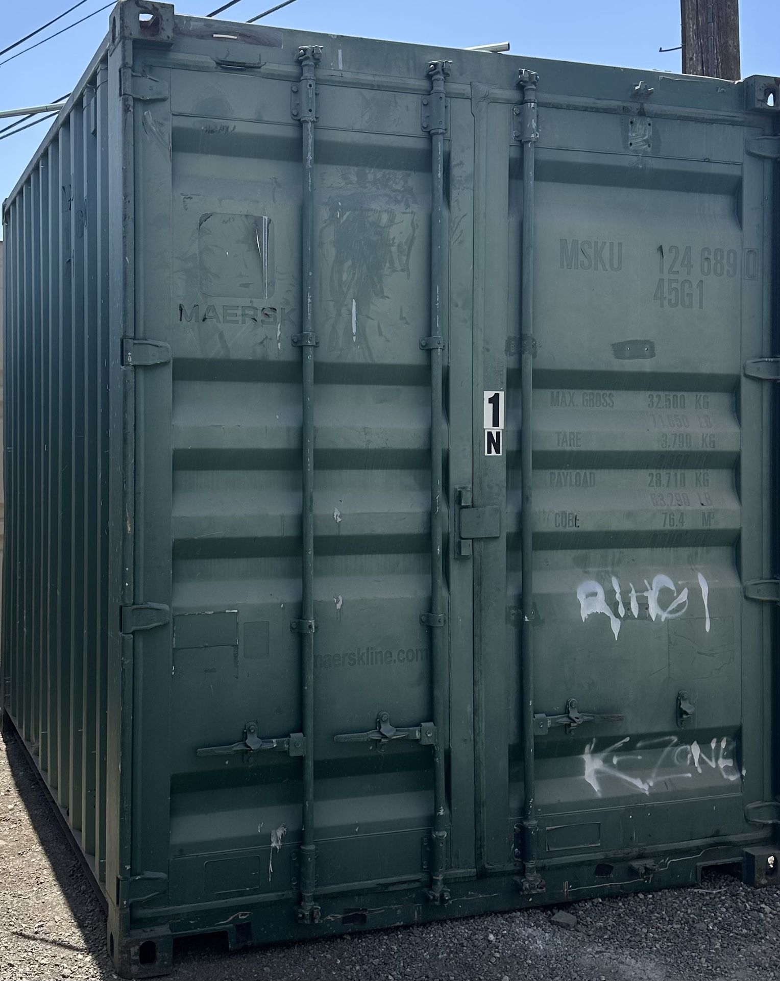 10 Foot Shipping Container / High Cube