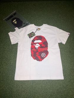 BAPE A Bathing Ape Camo Big Ape Head Tee