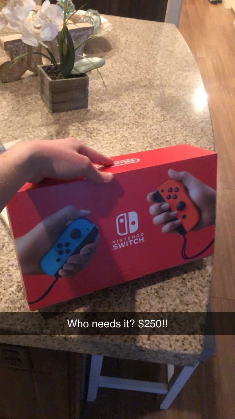 Brand new Nintendo switch (never used)