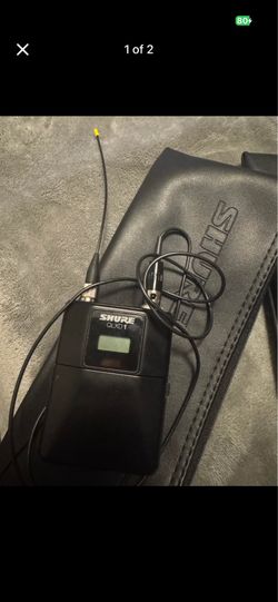 Shure QLXD1 Digital Wireless Bodypack transmitter with lavalier