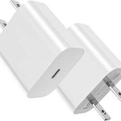 iPhone 15 Charger Block USB C Wall Fast Charging PD 20W 2Pack Apple USB-C Power Adapter for iPhone 15/Iphone14 Pro Max/13 Plus/12/11/SE/XR/8/AirPods/i