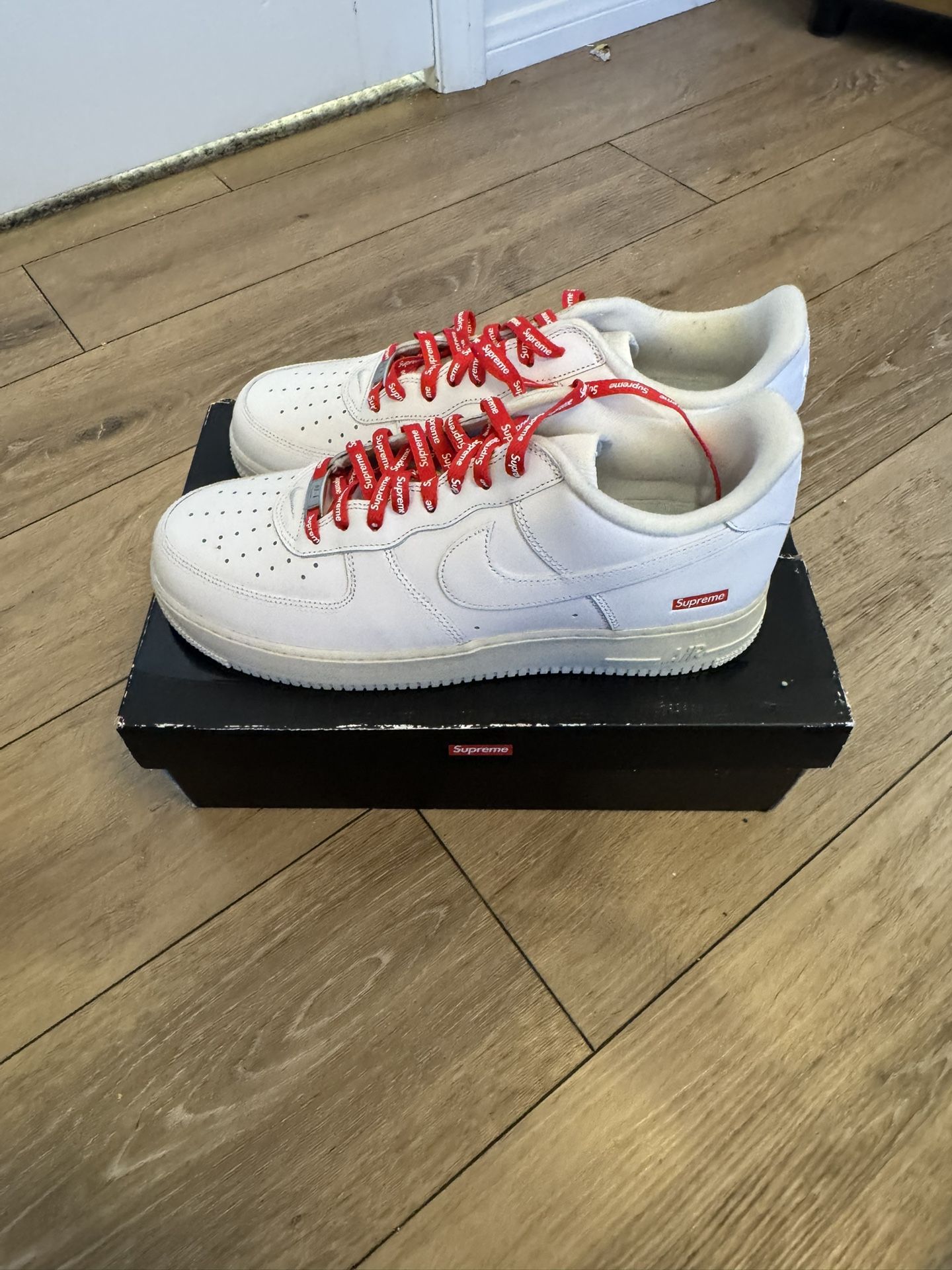 Size 12 Supreme Nike Air Force 1