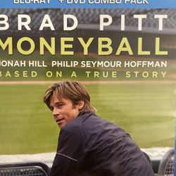 MONEYBALL (Blu-Ray + DVD-2011) Brad Pitt + Johan Hill + Philip Seymour Hoffman!