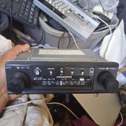 Concord HPL-101 Vintage Car Radio Cassette 