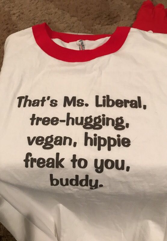 Vegan t shirt, size large