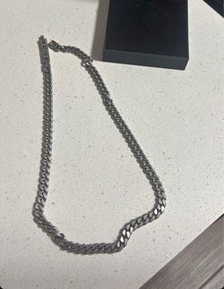 Stainless steel Necklace/45mm Black Stainless steel Fossil Watch