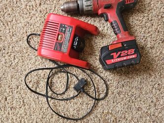 Milwaukee V28 Lithium-Ion Cordless Drill Kit – Charger Included