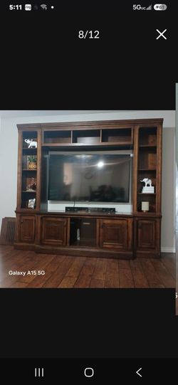 Huge entertainment center