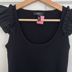 Aqua Brand Top Size S Color Black 