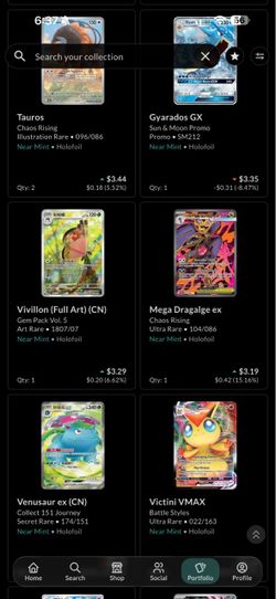Pokemon cards list