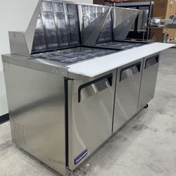 🥗 Polarman NEW 61 1/4” Mega Top Sandwich Salad Prep Table NSF ETL