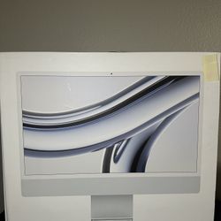 Apple iMac 24" M3 Chip 8GB RAM 256GB SSD 10-Core GPU Silver (2023) *Brand New*