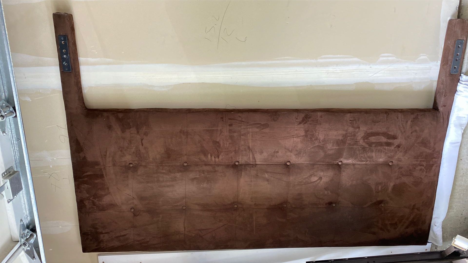 King Ultra suede headboard