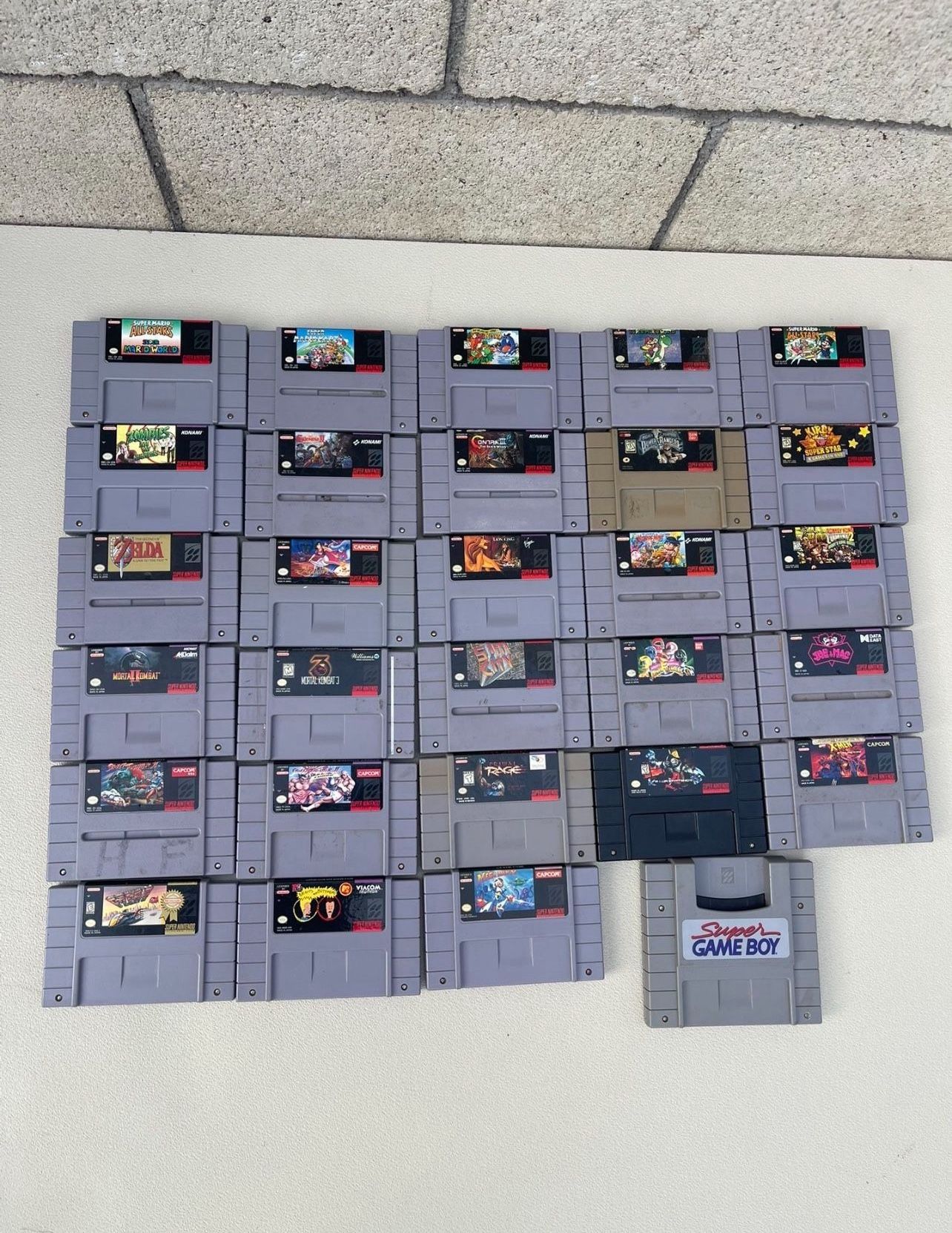 Super Nintendo SNES Games Authentic