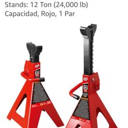 BIG RED Soportes para gatos de 12 toneladas (Paquete De 4)