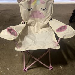 Firefly Outdoor Toddler Kids Unicorn Folding Chair 